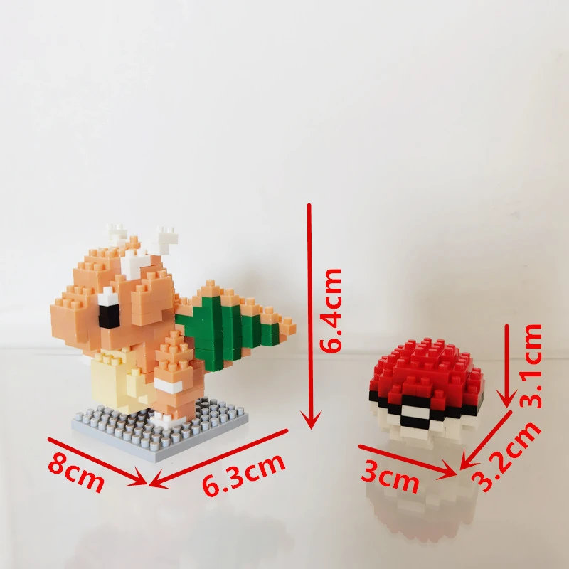 Dracaufeu Pokemon Mini Bricks