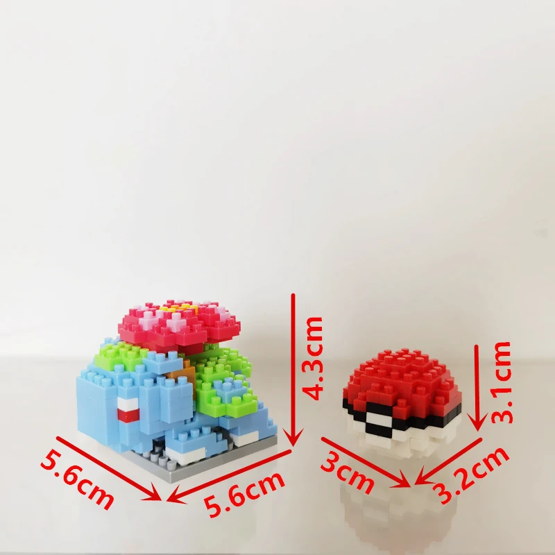 Herbizarre Pokemon Mini Bricks
